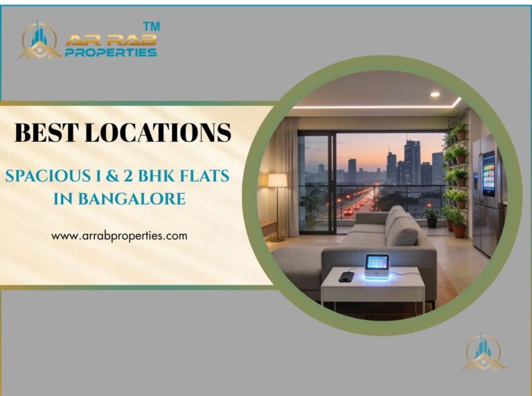 Best Locations for Spacious 1 and 2 BHK Flats in Bangalore