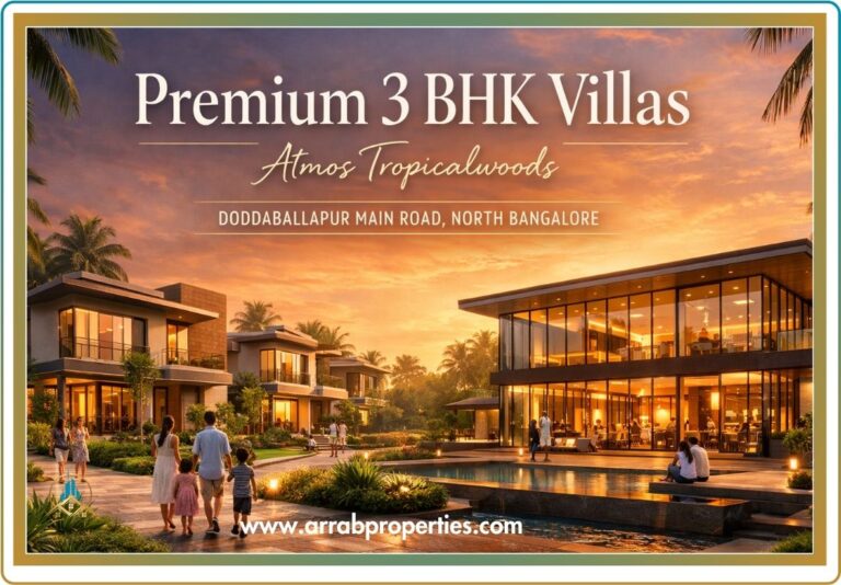 Luxury 3 BHK Villas in Doddaballapur Main Road Bangalore | Atmos Tropicalwoods