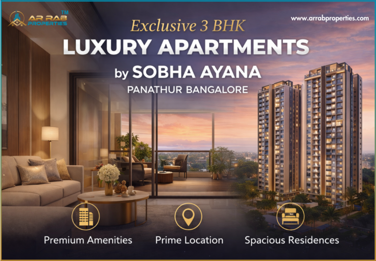 Sobha Ayana Panathur luxury 3 BHK apartment towers in East Bangalore