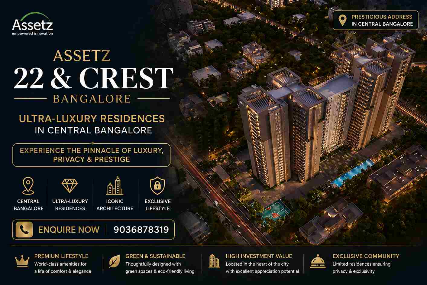 Assetz 22 and Crest amenities swimming pool clubhouse
