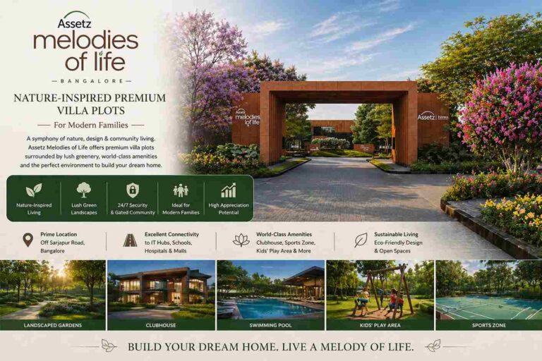 luxury plots in bangalore assetz melodies of life