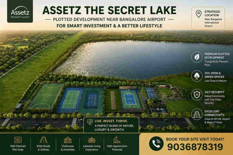 assetz the secret lake bangalore plotted development devanahalli