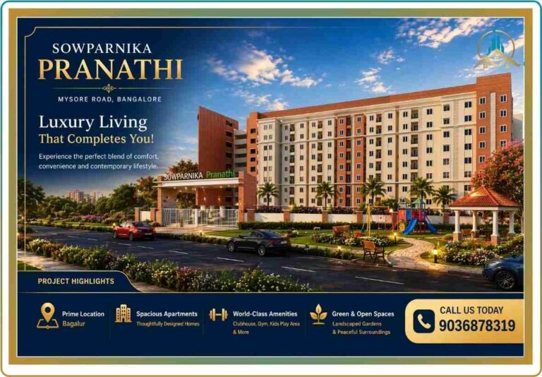 2 BHK Sowparnika Pranathi Bangalore living room design