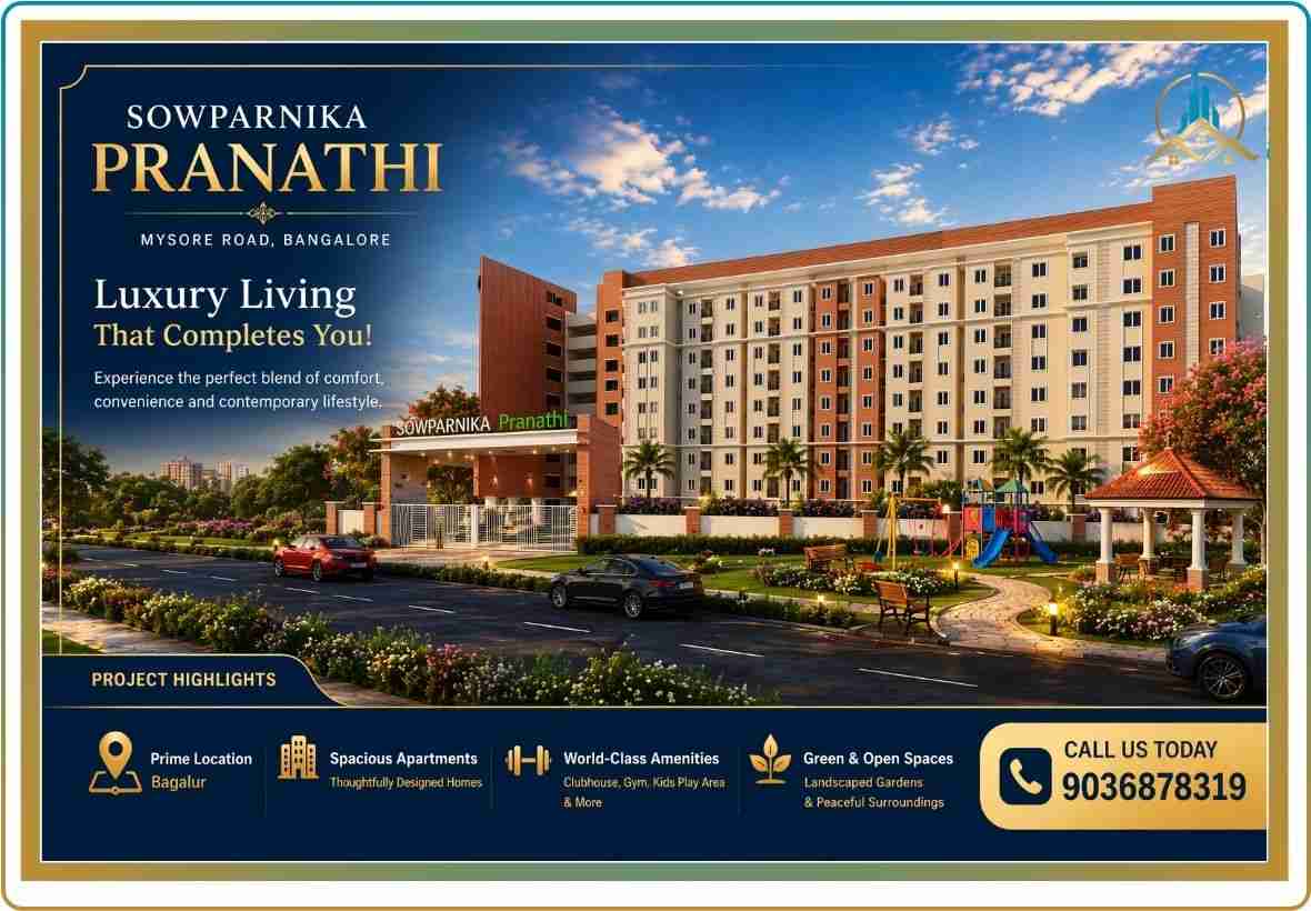 2 BHK Sowparnika Pranathi Bangalore living room design