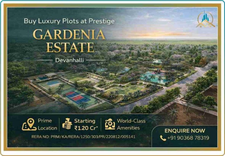plots in devanahalli bangalore prestige gardenia estates bangalore luxury plots north bangalore property investment