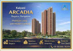 Kalyani Arcadia Bangalore new launch apartments in Bagalur with clubhouse and open green spaces