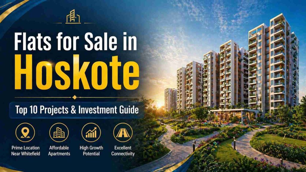 Flats for sale in Hoskote with modern apartments and amenities