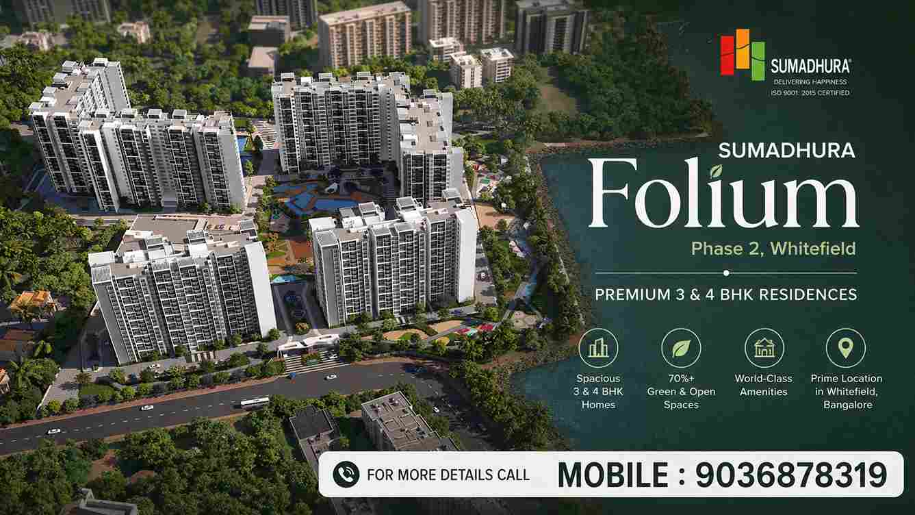 3 bhk sumadhura folium phase 2 bangalore 4 bhk homes whitefield luxury flats near it hubs