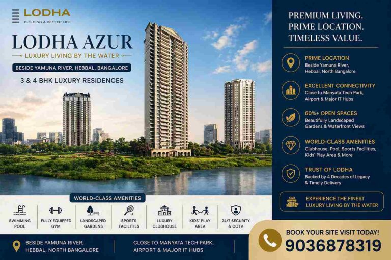 Lodha Azur 4 BHK luxury apartment Bangalore