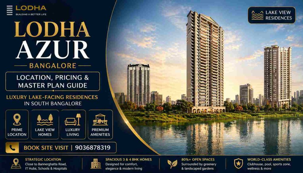Lodha Azur Bannerghatta luxury apartments exterior view
