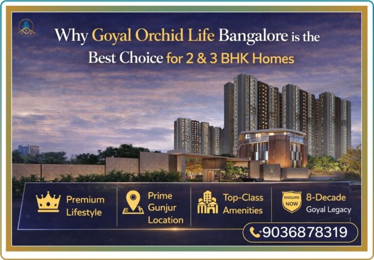 Orchid Life Bangalore 2 BHK and 3 BHK apartments with clubhouse and landscaped garden