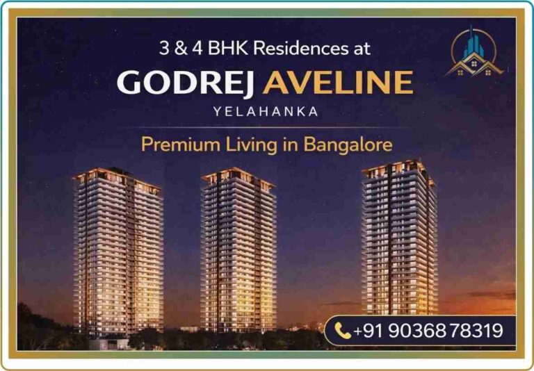 Godrej Aveline Yelahanka Bangalore luxury residential project with open spaces and amenities