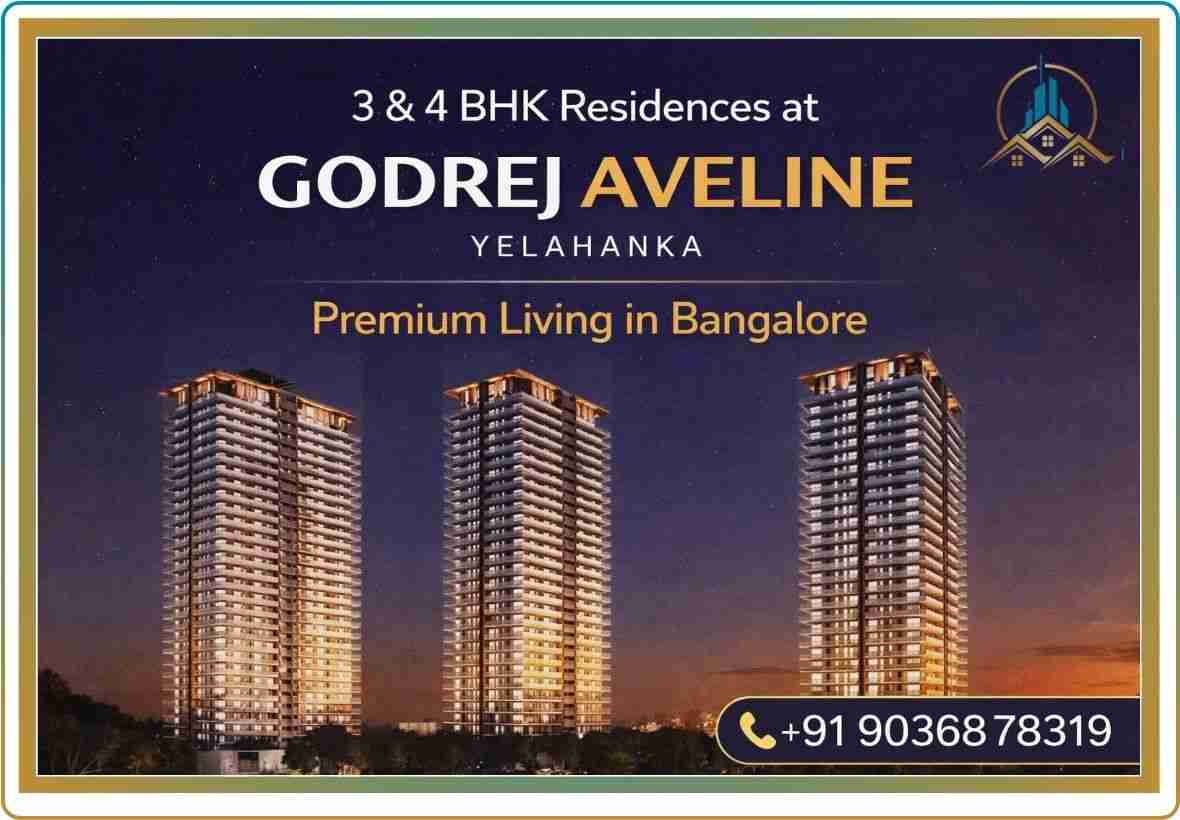 Godrej Aveline Yelahanka Bangalore luxury residential project with open spaces and amenities