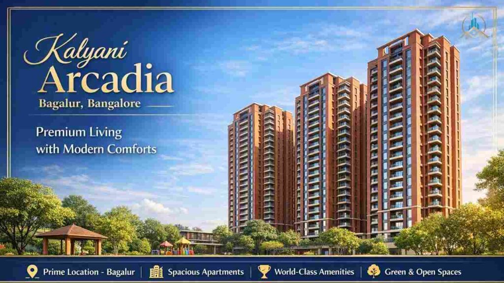 Kalyani Arcadia Bagalur Bangalore luxury apartments with modern amenities and landscaped gardens
