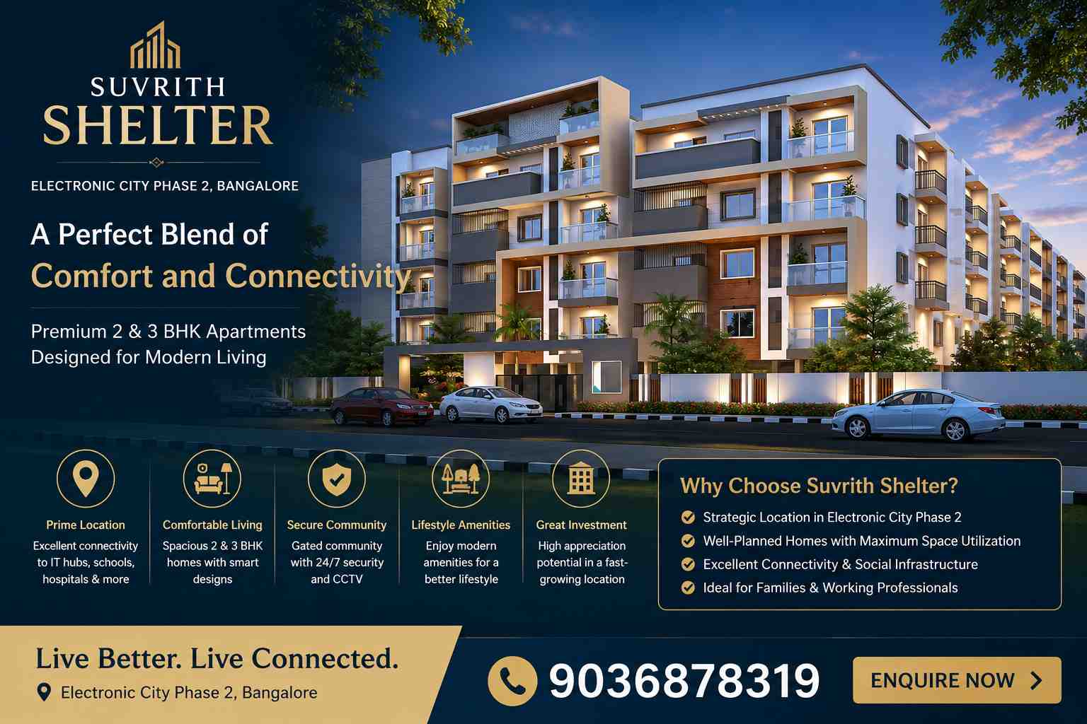 Suvrith Shelter Bangalore – Premium Homes in Electronic City Phase 2