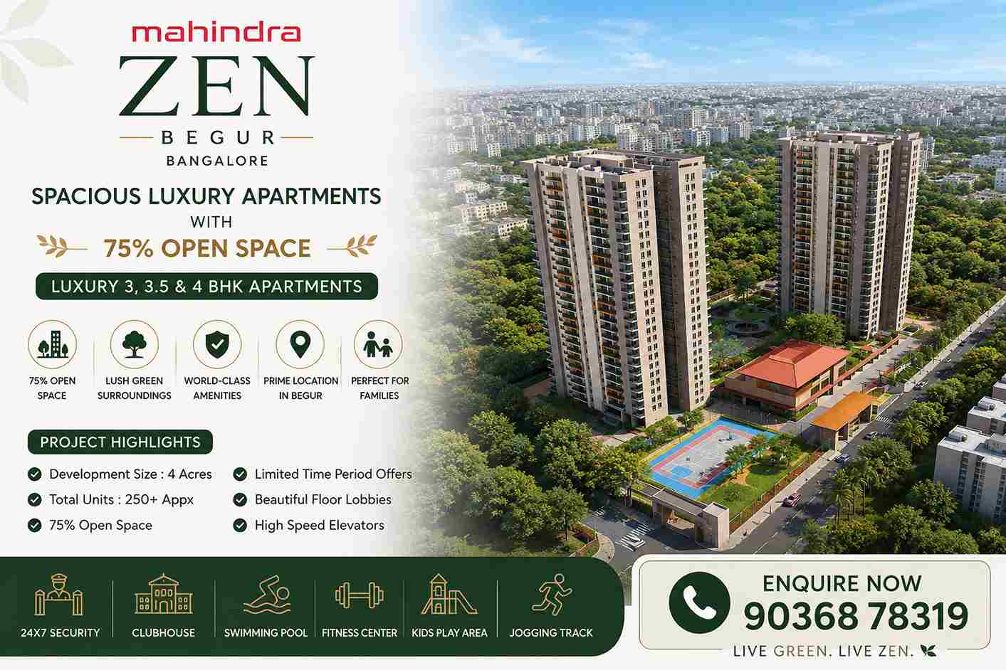 Mahindra Zen Begur – A New Address of Luxury Living in South Bangalore