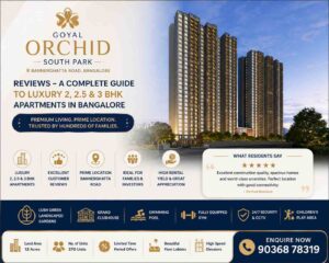 Goyal Orchid South Park Amenities and Luxury Apartments Bangalore