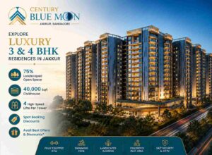 Century Blue Moon Jakkur Bangalore premium residential project with luxury 3 & 4 BHK apartments and clubhouse