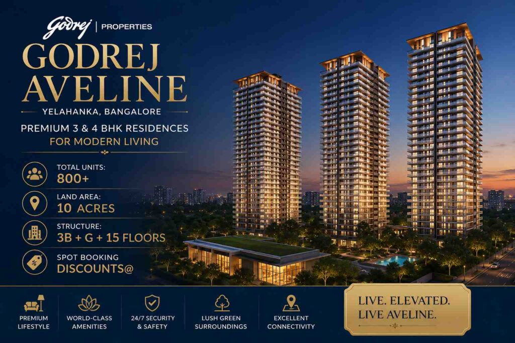 Godrej Aveline Yelahanka Bangalore | Premium 3 & 4 BHK Residences