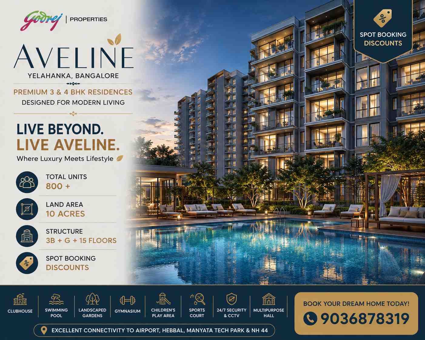 Godrej Aveline Bangalore Luxury Amenities