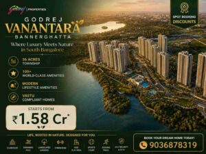 Luxury apartments at Godrej Vanantara Bangalore on Bannerghatta Road with modern amenities