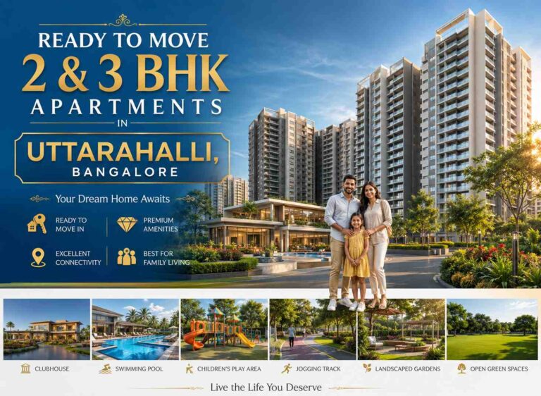 Luxury Ready to Move Apartments in Uttarahalli Bangalore at Vasudha ParkOne