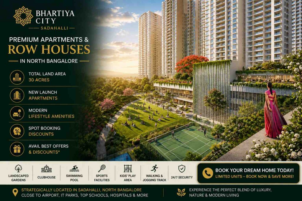 Bhartiya City Sadahalli premium apartments in Devanahalli North Bangalore