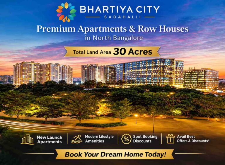Bhartiya City Sadahalli luxury residential township near Bangalore Airport