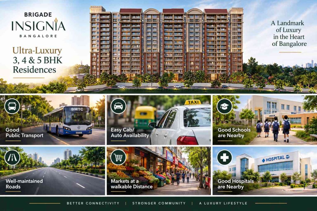 Brigade Insignia Bangalore ultra-luxury 3, 4 and 5 BHK residences