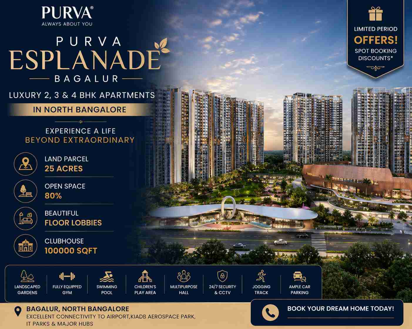 Purva Esplanade Bangalore Apartments