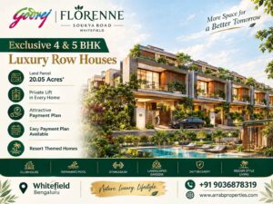 Godrej Florenne Whitefield luxury row houses