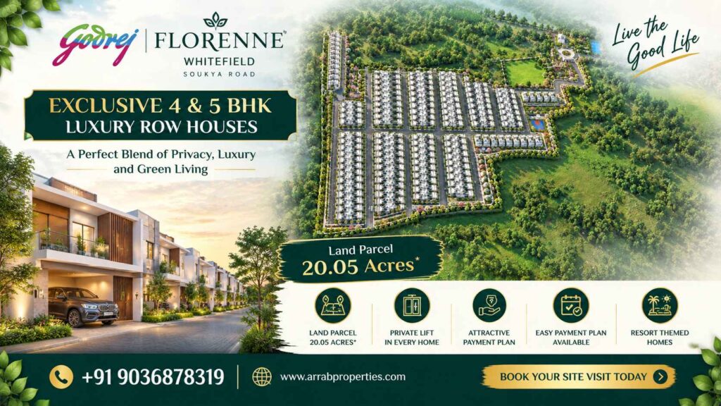 Godrej Florenne Soukya Road Whitefield 4 and 5 BHK row houses