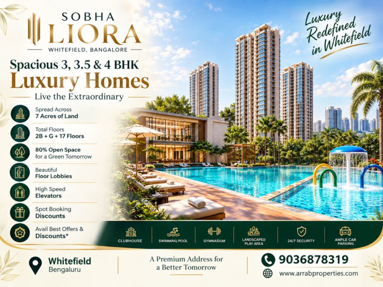 Sobha Liora Whitefield Bangalore premium 4 BHK apartments