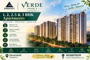Residential lifestyle and landscaped surroundings at Embassy Verde Phase 2
