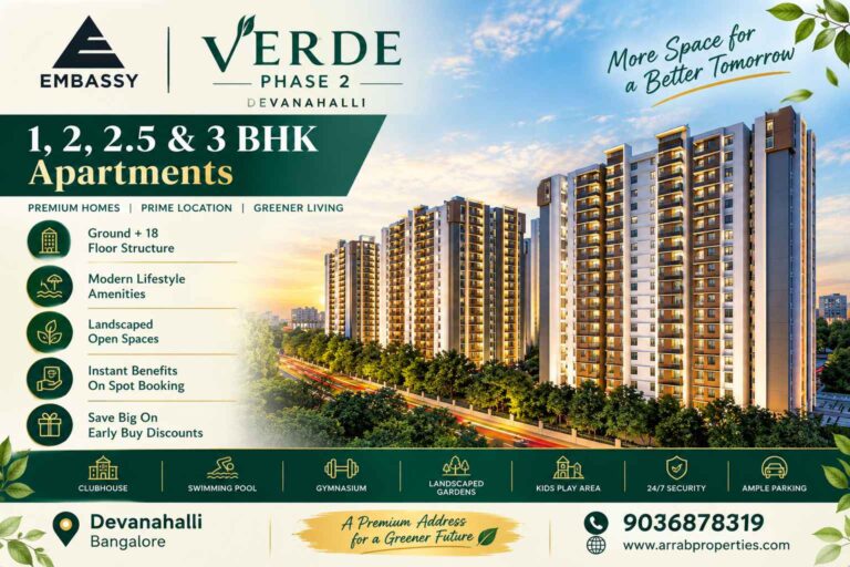 Residential lifestyle and landscaped surroundings at Embassy Verde Phase 2