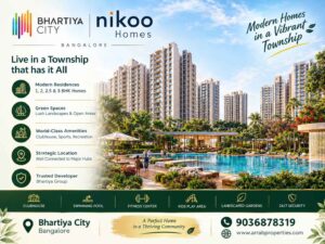 Nikoo Homes Bangalore apartments at Bhartiya City township