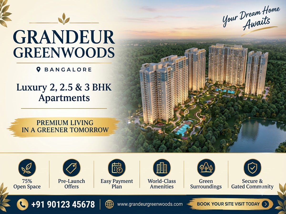 Nambiar Millennia resort-themed apartments with open spaces in Bangalore