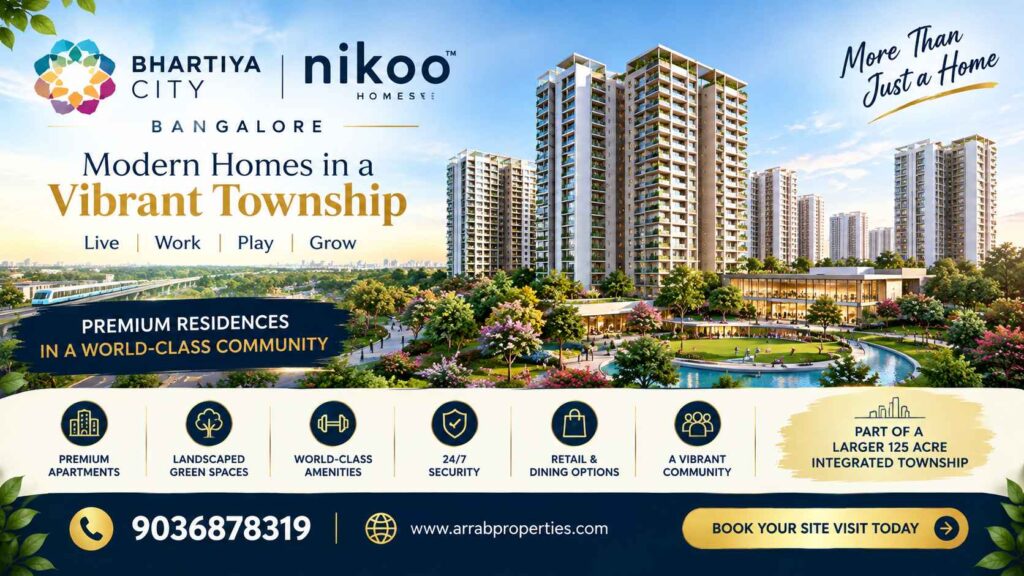 Bhartiya City Nikoo Homes Bangalore residential apartments